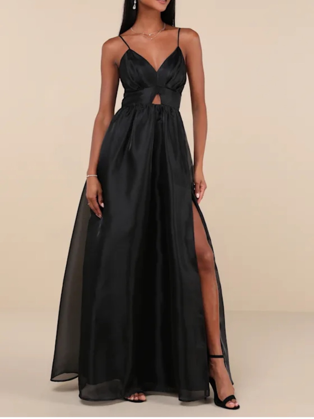 NWT Lulus Authentic Glamour Black Dress